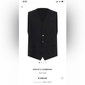 Dolce & Gabbana Vest, Authentic